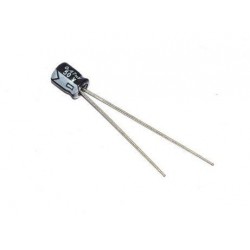 Condensador electrol.miniatura 105º 100UF 6,3V