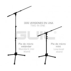 Pie de micro polivalente PM-12XL negro
