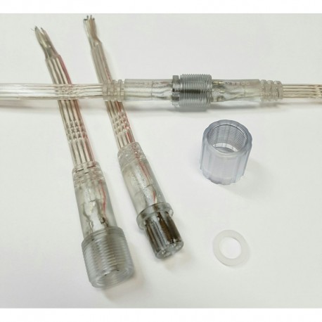 Accesorio conexion tiras de led RGB exterior