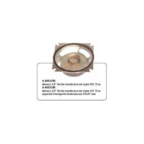Altavoz 3,5" 15W 4ohm Milar