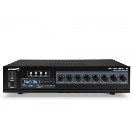 Amplificador para megafonia PA190 USB