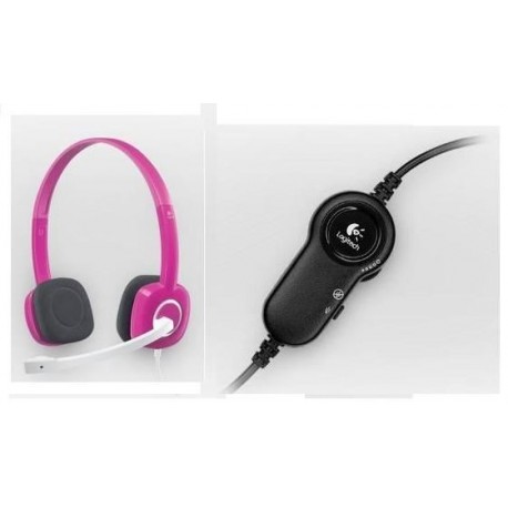 Auricular+mic. Logitech Headset H150 Rosa