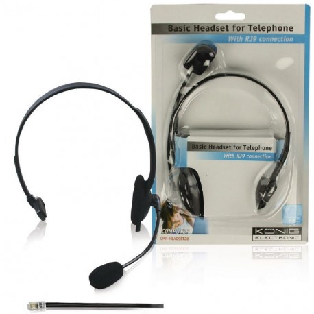 Auriculares+Micro conexión RJ9