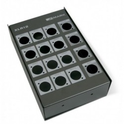 Caja metalica para conexiones XLR12