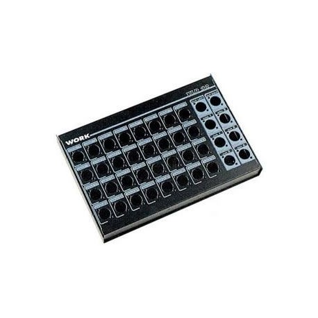 Caja metalica para conexiones XLR32