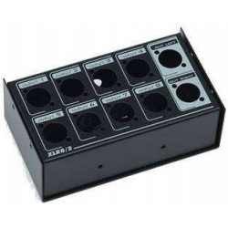 Caja metalica para conexiones XLR8