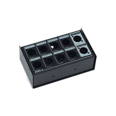 Caja metalica para conexiones XLR8