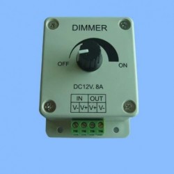 Controlador Dimmer para tiras de Led 12v 8A