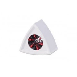 Cubo triangular para microfono color blanco 107308