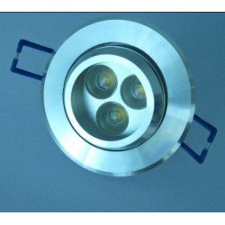 Embellecedor de aluminio para dicroicas