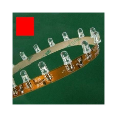 Tira de Led 508 Semi-Rigida 5Mts Rojo