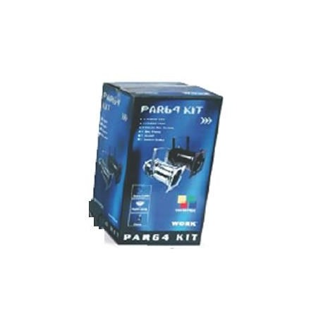 Kit de foco Par 64 color cromado KIT PAR 64